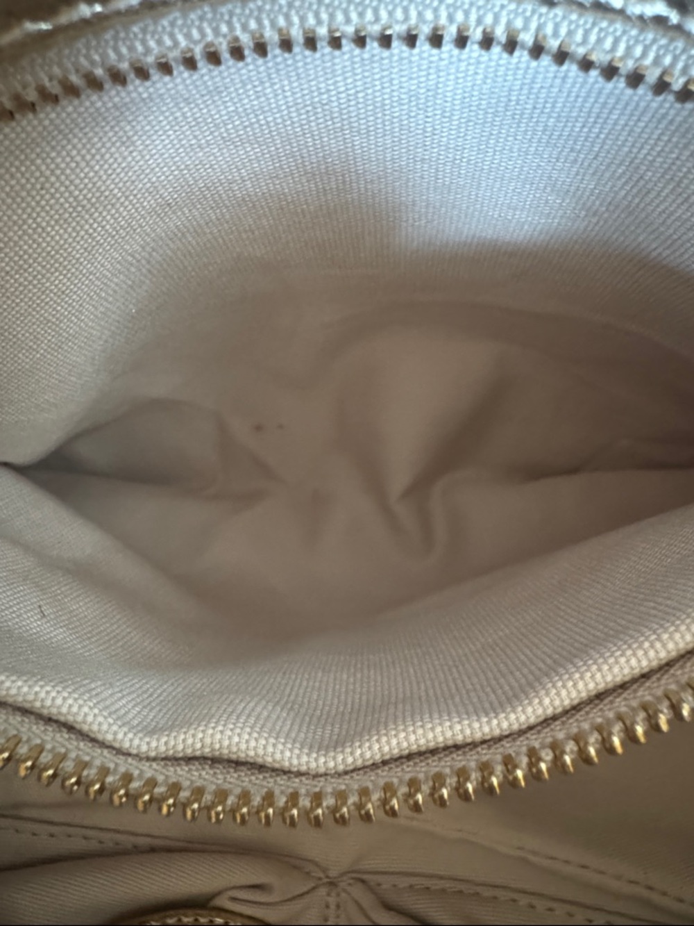 Tory Burch Metallic Gold Hobo Shoulder Bag - Picture 12 of 13